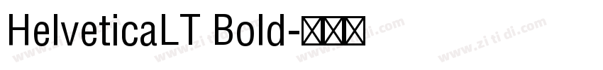 HelveticaLT Bold字体转换